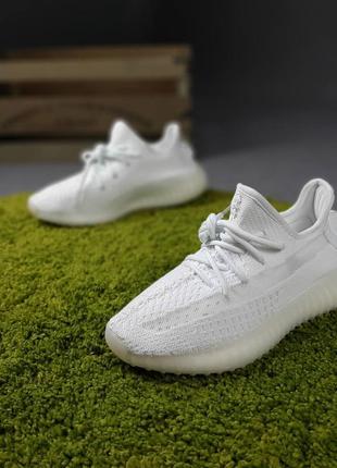 Adidas yeezy boost 350 белые1 фото