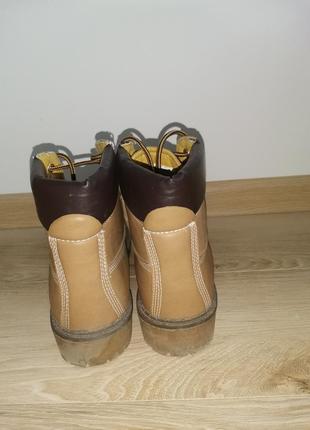 Тимберленды рыжие ботинки