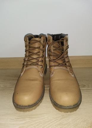 Тимберленды рыжие ботинки
