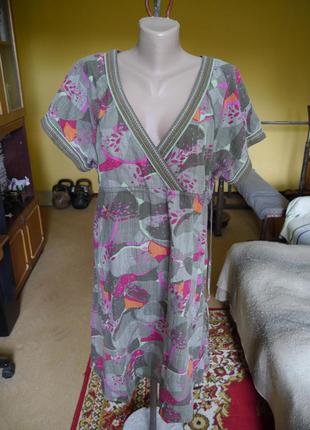 Коротке Плаття-туніка 100 % котон на 16 євро розмір індія fat face