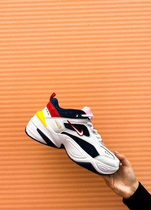 Nike m2k tekno🆕шикарні жіночі кросівки🆕різнокольорові шкіряні найк м2к текно