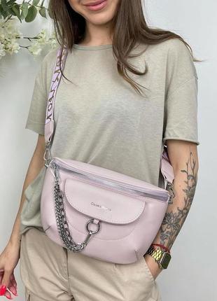 Сумка на длинной ручке cross-body сумочка трендовая и стильная кроссбоди7 фото