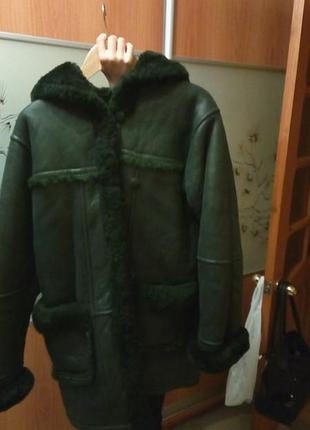 Теплая дубленка