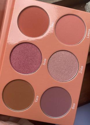 Румяна juvia’s place  saharan blush palette 22 фото