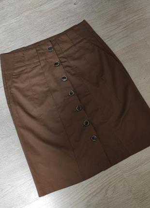 Стильная юбка 100%коттон zara
