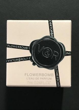 Парфум viktor & rolf аромат flowerbomb cхідні квіткові в упаковці 7 мл2 фото