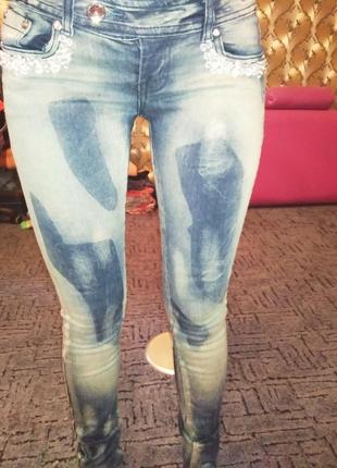 Джинсы fashion jeans новые xxs-xs