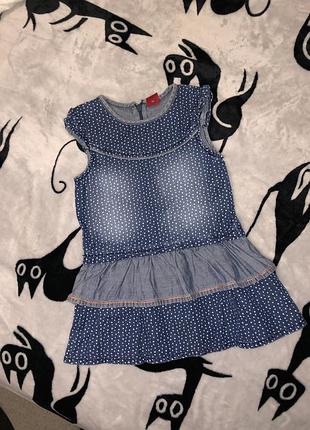 Модне джинсове плаття сарафан 2-3г