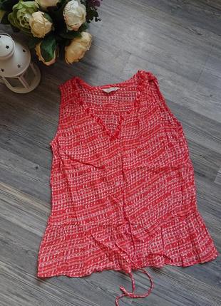 Подовжена майка туніка колір корал блузка блузочка блуза