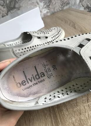 Belvida 39 р кожа туфли мокасины туфлі мокасини .5 фото