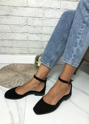 Туфлі, босоніжки натуральна замша