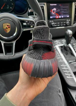 Кроссовки adidas yeezy boost 350 v2 black\red 4