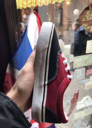 Кеды vans era black/bordo4 фото