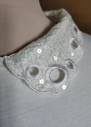 Футболка блузка розпродаж!!! гарний комір вишивка