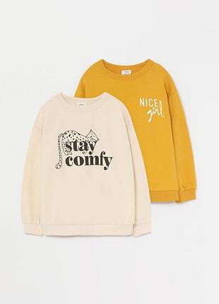 Свитшот кофта свитер реглан для девочки известного lefties (испания)