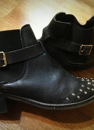 Ботильоны челси из натуральной кожи 37 размер