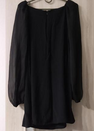 Чёрное платье  topshop 34 размер2 фото