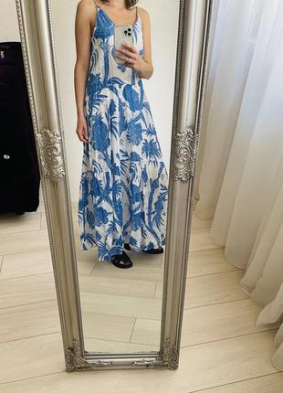 Хлопковый сарафан h&m 3