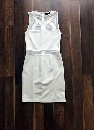Платье kira plastinina в белом цвете, размер м