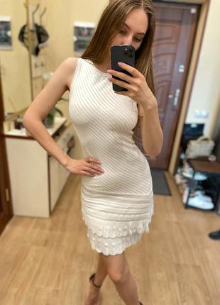 Біла сукня roberto cavalli