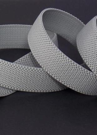 Мужской тканевый серый эластичный ремень (польша)