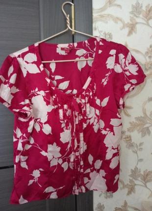 Шикарная блуза шелк 100 🌶1 фото