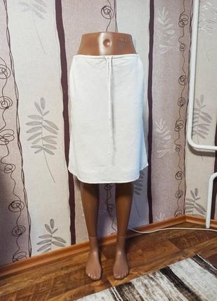 Amisu белоснежная юбка 36 размер1 фото