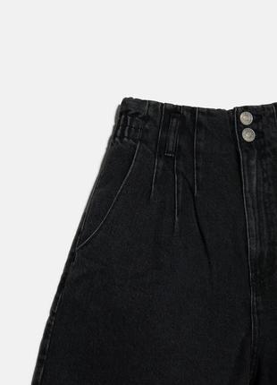 Трендовые джинсовые бермуды с высокой посадкой от zara🔥😍3 фото