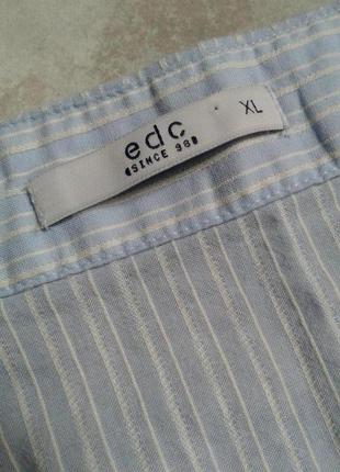 Блуза 100% хлопок прямая свободная бренд edc р xl4 фото