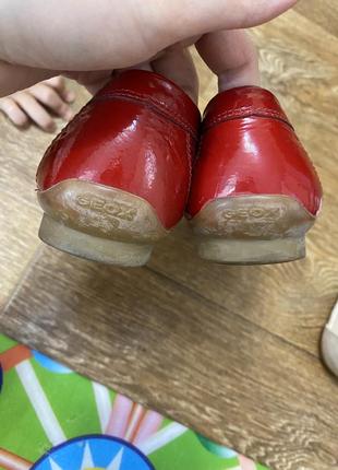 Лакированные туфли балетки тапочки тапки geox 3610 фото