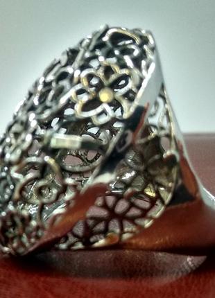 Срібне кільце "клумба" арт 99357818