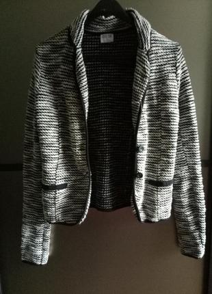 Трикотажный пиджак кофта forever young by chicoree3 фото