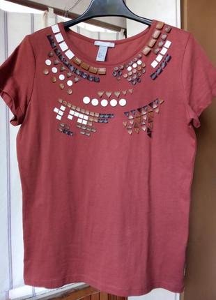 100%хлопок футболка h&m