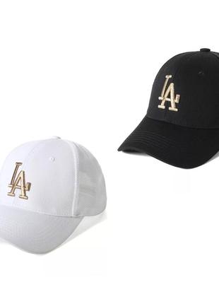 Кепка тракер la (лос-анджелес) с сеточкой с золотыми буквами, унисекс