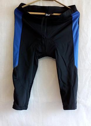 Crivit велошорти памперс coolmax® freshfx розмір xl колір чорний синій