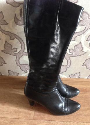 Кожанние сапоги