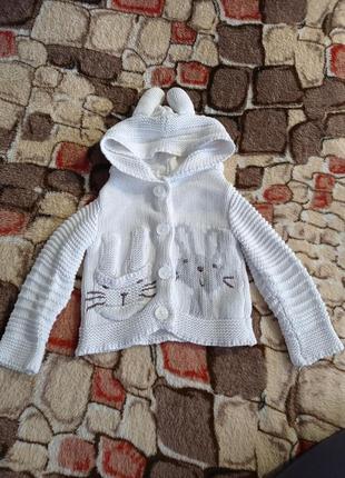 Кофточка с ушками rock a bye