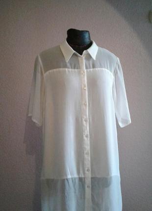 Белая блуза туника3 фото