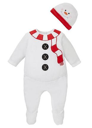 Костюм комплект снеговик mothercare