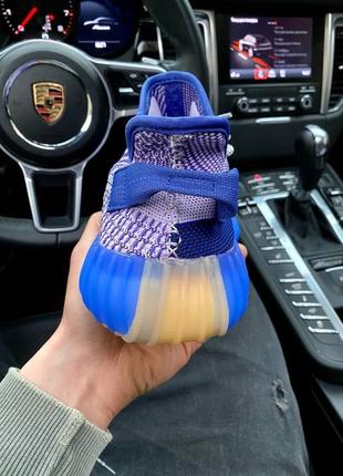 Чоловічі кросівки adidas yeezy boost 350 v2 blue\yellow7 фото