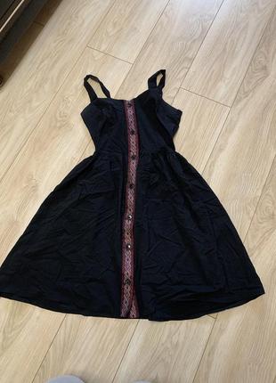 Сукня 👗 летний сарафан летний стильный классный модный черный на бретельках