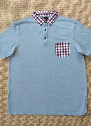 Fred perry футболка поло slim fit оригінал (l)