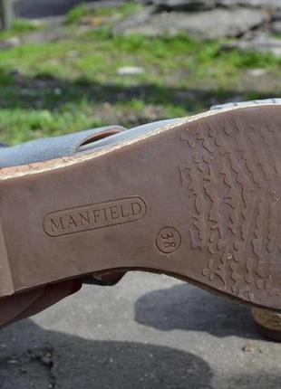 Итальянские брендовые босоножки manfield 37-38р.6 фото