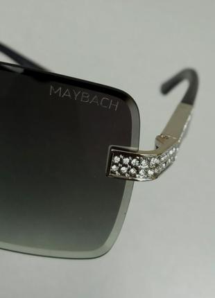 Maybach окуляри унісекс сонцезахисні темно сірі дужки дерево10 фото