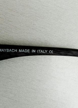 Maybach окуляри унісекс сонцезахисні темно сірі дужки дерево6 фото
