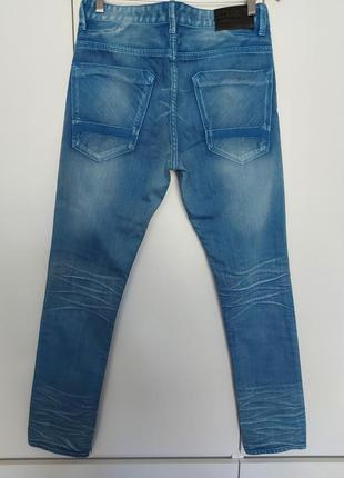 Крутые стильные джинсы coolcat supreme р.46 (30/32) хлопок/фабричные потертости7 фото