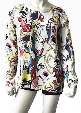 Лонгслив з гарним принтом бренду suza, німеччина