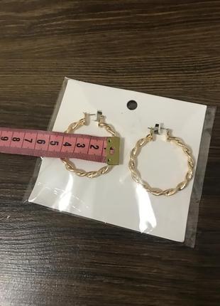 Серьги кольца h&m4 фото