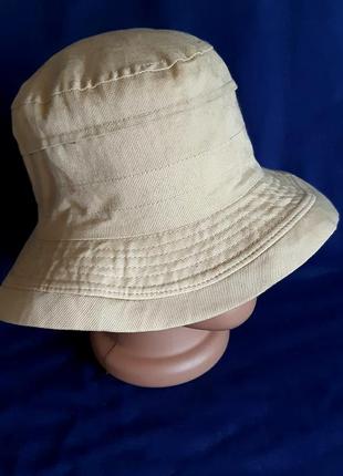 Бежевая мягкая шляпа панама германия размер 55 см