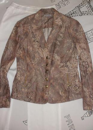 Легкий жакет піджак лееняя куртка gerry weber без підкладки